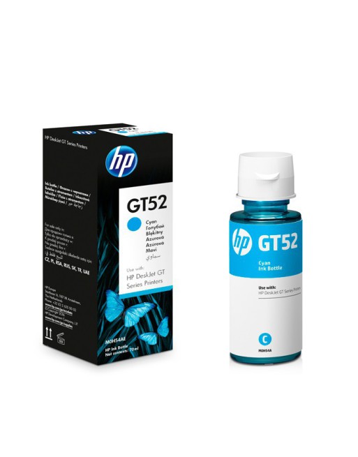 TINTA HP ORIGINAL GT52 CYAN HP
