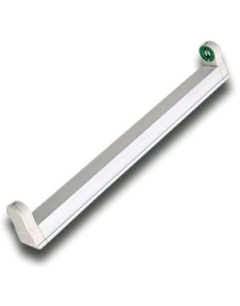 LISTON PARA TUBO FLUORESCENTE LED COLOR BLANCO 60CM 9W IP20 LIGHT LION