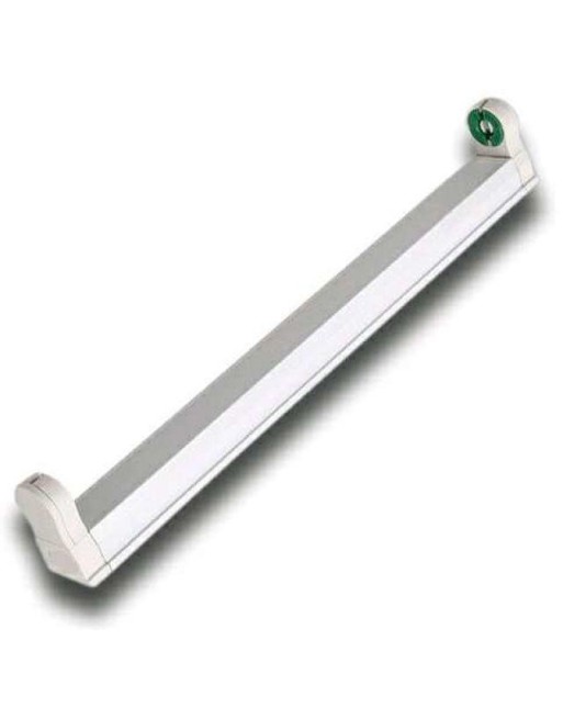 LISTON PARA TUBO FLUORESCENTE LED COLOR BLANCO 60CM 9W IP20 LIGHT LION