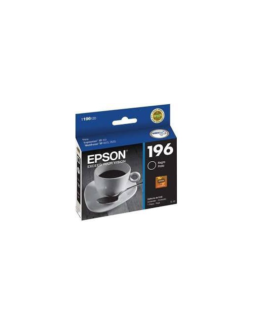CARTUCHO EPSON 196 NEGRO ORIGINAL