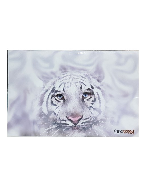 SKIN P/NETBOOK DIESEÑO ANIMAL TIGRE BLANCO FUN TOPS