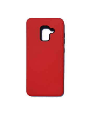 TPU SAMSUNG A8 2018 ROJO SOUL