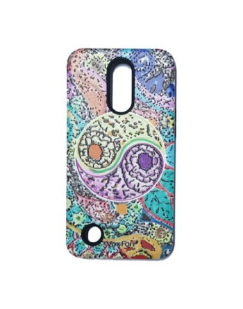 TPU LG K10 2017 DISEÑO YINYANG VOX-FON