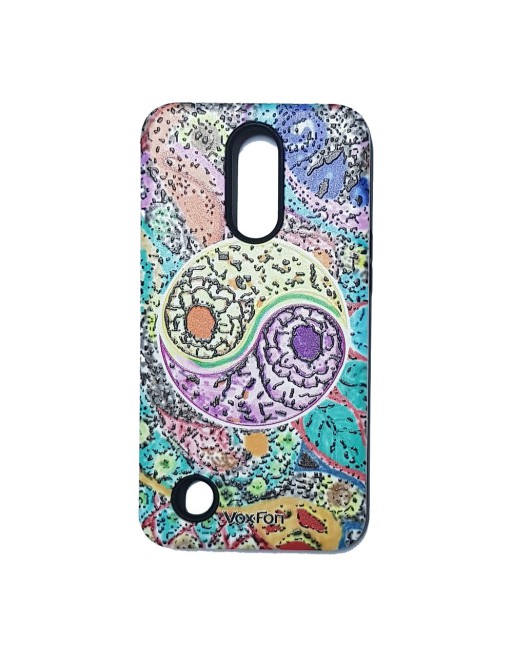 TPU LG K10 2017 DISEÑO YINYANG VOX-FON
