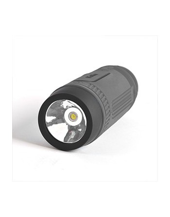 PARLANTE C/BLUETOOTH P/BICI CON POWER BANK Y LINTERNA 5 EN 1 GRIS KOP-016 KOLKE