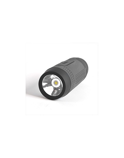 PARLANTE C/BLUETOOTH P/BICI CON POWER BANK Y LINTERNA 5 EN 1 GRIS KOP-016 KOLKE