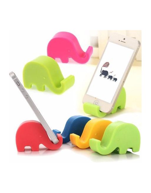 SOPORTE P/CELULAR FORMA DE ELEFANTITO COLORES