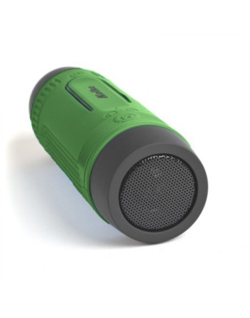 PARLANTE C/BLUETOOTH P/BICI CON POWER BANK Y LINTERNA 5 EN 1 VERDE KOP-016 KOLKE