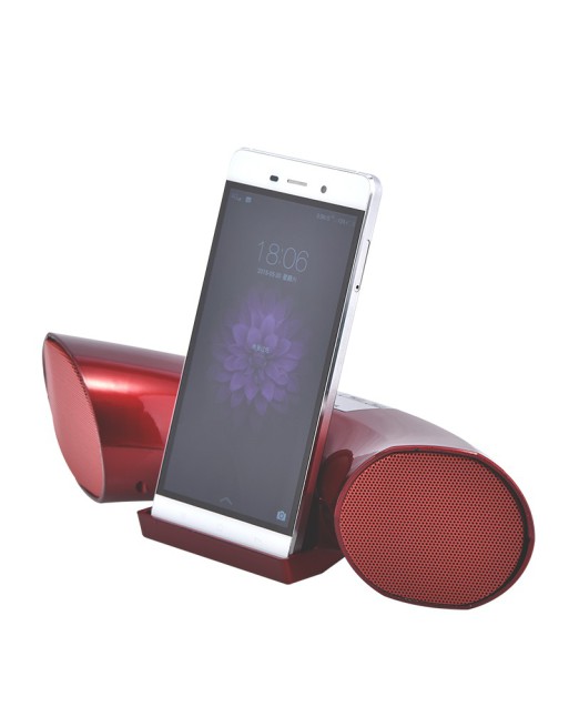 PARLANTE C/BLUETOOTH C/FM C/USB C/PORTA CELULAR ROJO WS-Y62B MUSIC