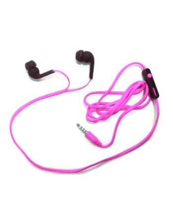 MANOS LIBRES OREJA SPORT ROSA CON BLANCO 412-09 ONLY