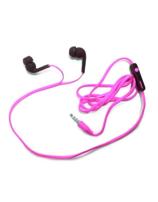 MANOS LIBRES OREJA SPORT ROSA CON BLANCO 412-09 ONLY
