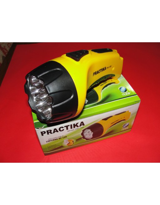 LINTERNA RECARGABLE 7 LED PRACTIKA PR-189