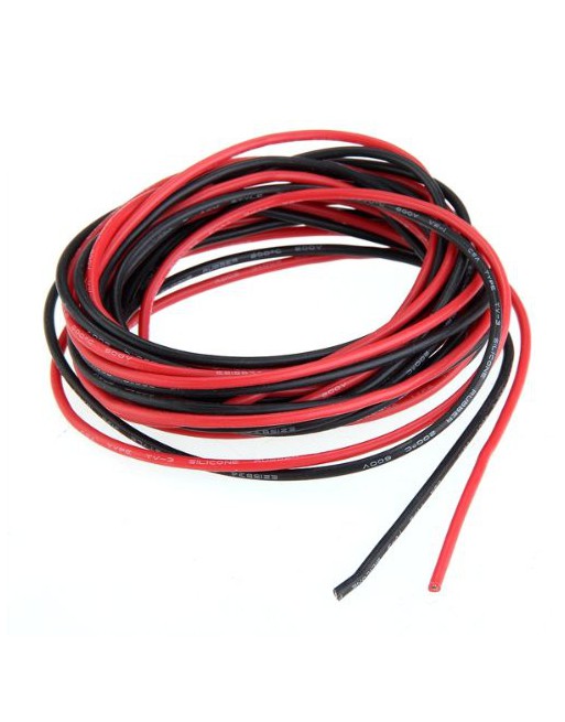 CABLE PARA BAFLE 2X0.35X100MTS NEGRO Y ROJO