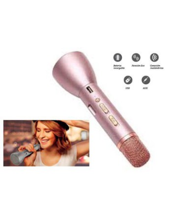 MICROFONO C/PARLANTE C/BLUETOOTH USB MEMORIA RECARGABLE KPI100 KOLKE