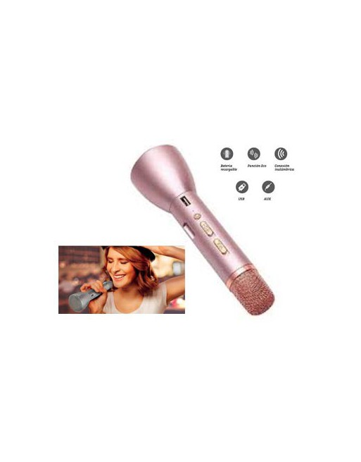 MICROFONO C/PARLANTE C/BLUETOOTH USB MEMORIA RECARGABLE KPI100 KOLKE