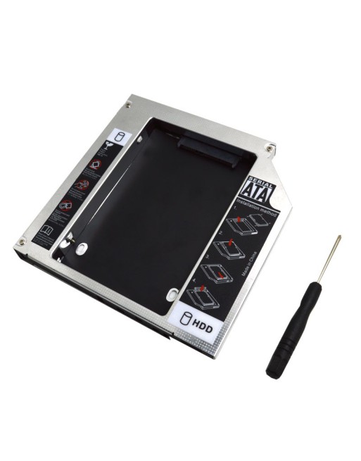 ADAPTADOR PARA DISCO DE NOTEBOOK 12.7MM IDE A SATA