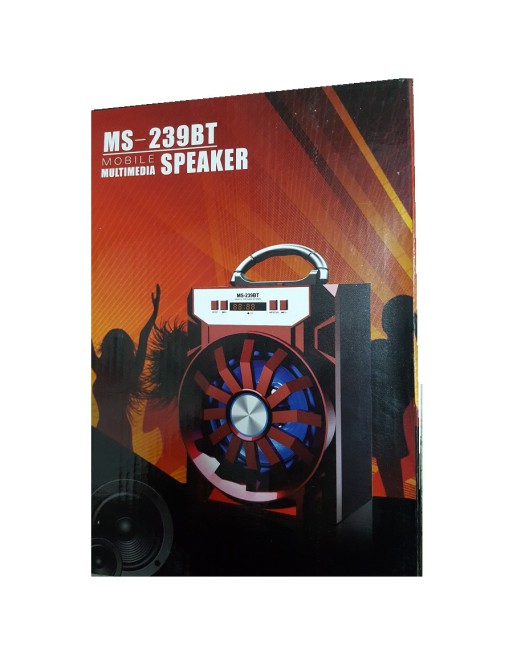 PARLANTE C/BLUETOOTH C/FM C/USB C/PANTALLA MS-239BT MULTIMEDIA SPEAKER