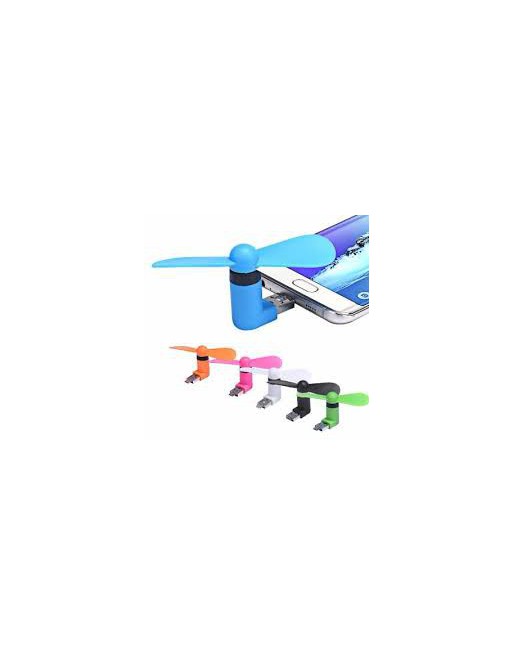 VENTILADOR P/CEL COLORES MICRO USB
