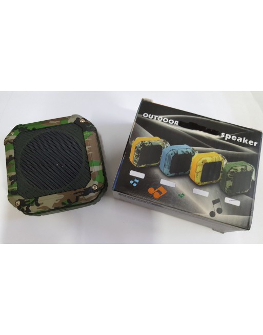 PARLANTE C/BLUETOOTH C/FM C/MICRO SD CAMUFLADO A62
