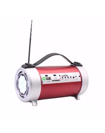 PARLANTE C/BLUETOOTH C/FM C/USB BAZOKA ROJO DBSB060 DBLUE