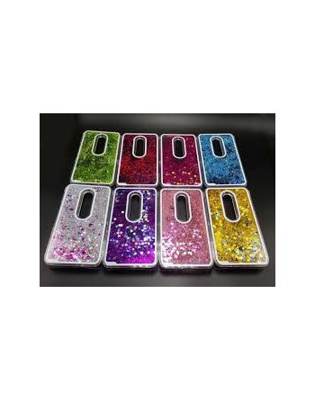 TPU MOTOROLA MOTO G4 TRANSPARENTE CON BRILLO ONLY