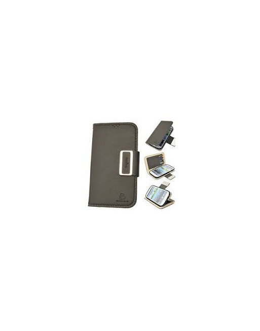 FLIP COVER UNIVERSAL CON SILICONA GRIS