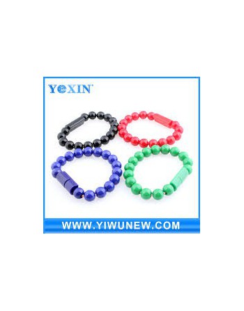 CABLE USB MICRO USB V8 PULSERA PELOTITAS COLORES