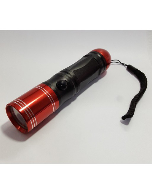 LINTERNA 1 LED AUMENTO METALICA COLORES X-FLASH