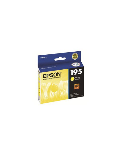 CARTUCHO EPSON 195 AMARILLO ORIGINAL