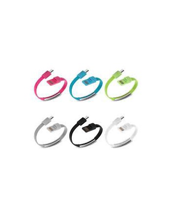 CABLE USB MICRO USB V8 PULSERA PARA CARGAR CELULAR