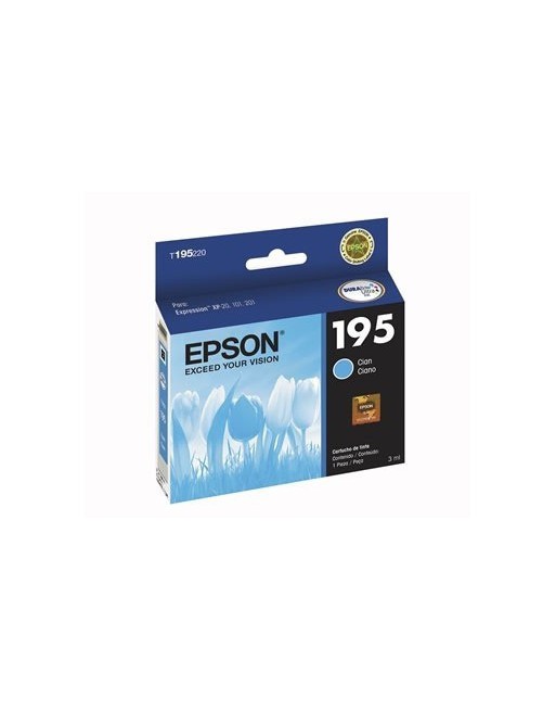 CARTUCHO EPSON 195 CIAN ORIGINAL