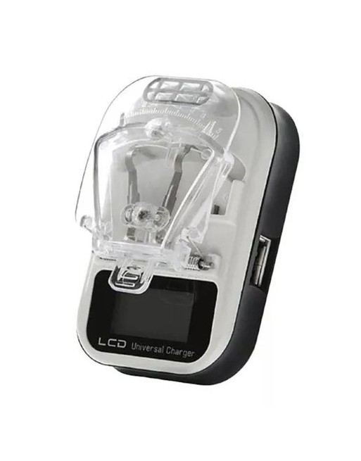 CARGADOR UNIVERSAL DE BATERIA A 220VLS C/DISPLAY C/USB CAR-2020 INOVA