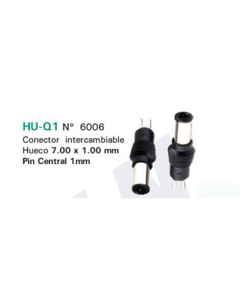 FICHA P/FUENTE 7X1MM HUECO P/UNIVERSAL