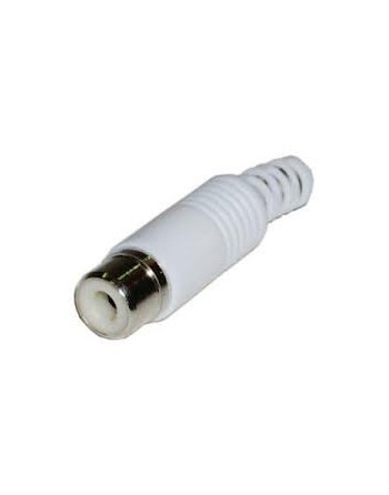 FICHA P/ARMAR CABLE RCA H BLANCO