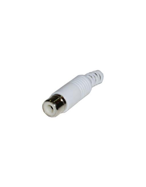 FICHA P/ARMAR CABLE RCA H BLANCO