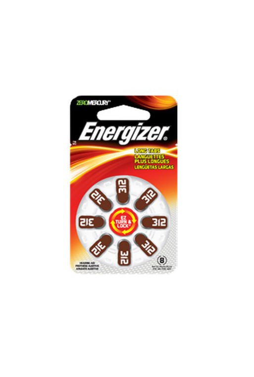 PILA 312 ALCALINA MARRON P/AUDIFONO ENERGIZER