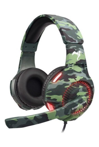 AURICULAR GAMER CAMUFLADO TROOPER KGA-487 ROJO KOLKE