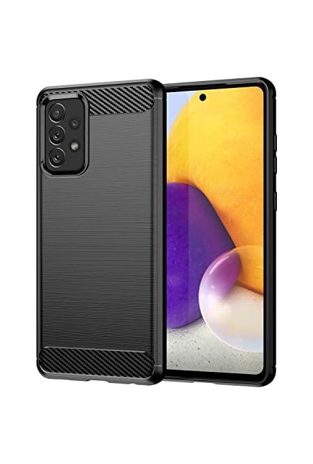 TPU SAMSUNG A72 4G/A72 ULTRA FINA TRANSPARENTE NEGRO DASH