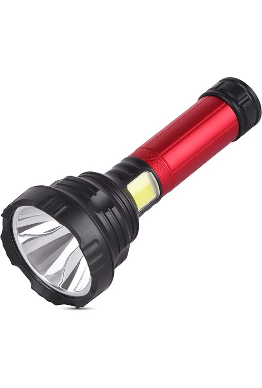 LINTERNA 1 LED + REFLECTOR RECARGABLE 5W+3COB LIGHT ZB-S600 LD
