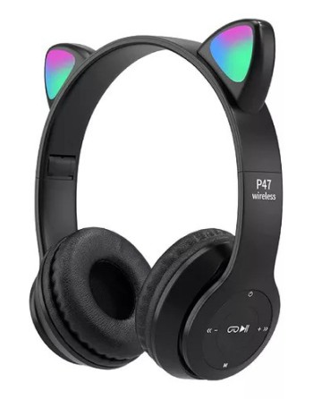 AURICULAR BLUETOOTH VINCHA GATITO P47M 1367