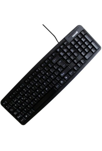 TECLADO USB NEGRO MULTIMEDIA K1600