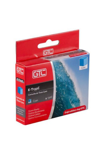 CARTUCHO EPSON GT 133 CYAN E-T133C 13ML GTC