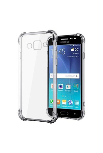 TPU SAMSUNG J7/J700/J7 CORE ULTRA FINA TRANSPARENTE NEGRO DASH