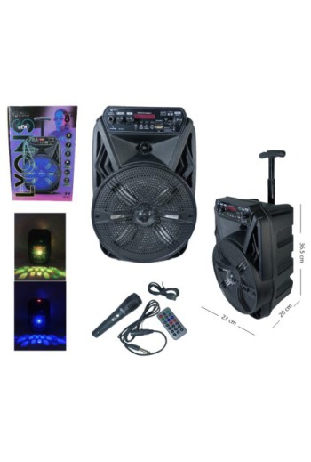 PARLANTE BLUETOOTH 8" CARRITO OR819 ORYX