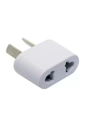 ADAPTADOR 220V PATA CHATA M X 2 A REDONDA H X 2