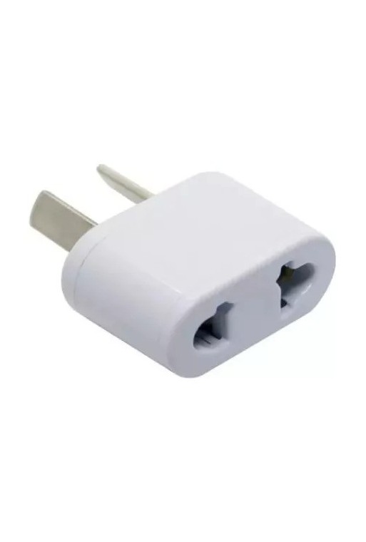 ADAPTADOR 220V PATA CHATA M X 2 A REDONDA H X 2