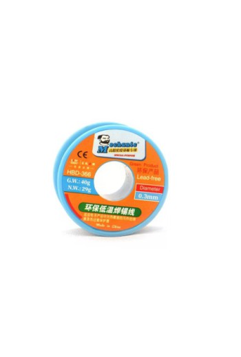 ESTAÑO EN ROLLO 0.4MM 100GR HBD-366 MECHANIC