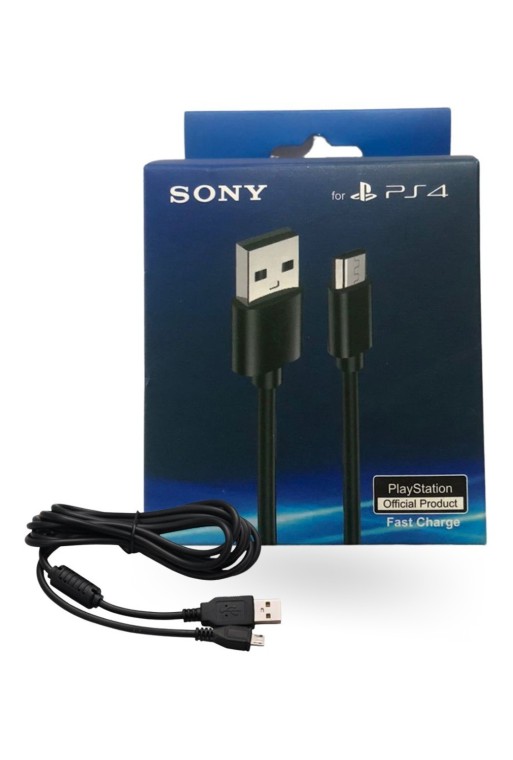CABLE USB MICRO USB CARGA RAPIDA PARA PS4 SONY