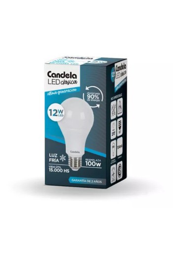 FOCO LED 12W LUZ FRIA 6520-LL12F CANDELA