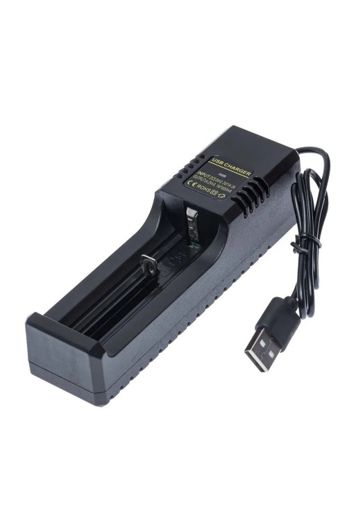 CARGADOR DE PILAS 18650 A MICRO USB S/CABLE ZH-330